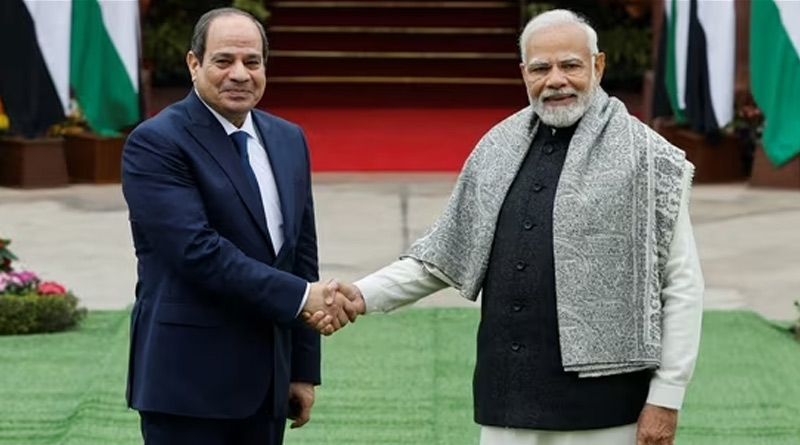 PM Modi, Egypt President Discuss Israel-Hamas War। Sangbad Pratidin