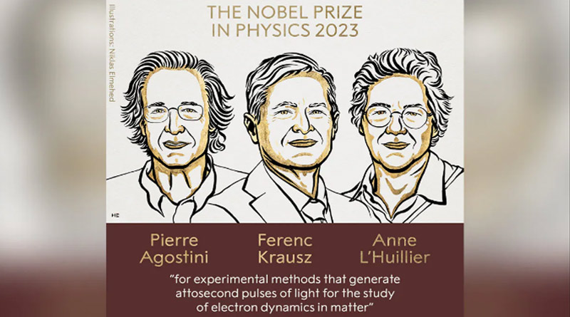 Pierre Agostini, Ferenc Krausz and Anne L' Huillier get Nobel Prize for Physics। Sangbad Pratidin