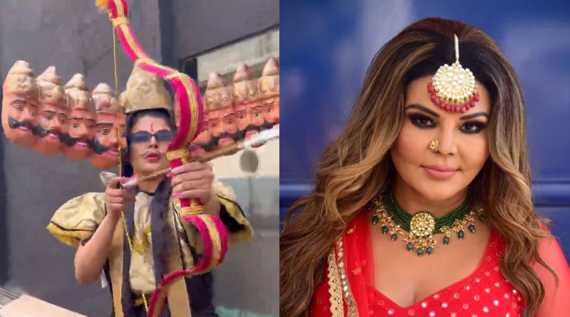 চোখে সানগ্লাস, দশটা মাথা, রাবণ অবতারে হুঙ্কার রাখি সাওয়ান্তের! ভিডিও ভাইরাল