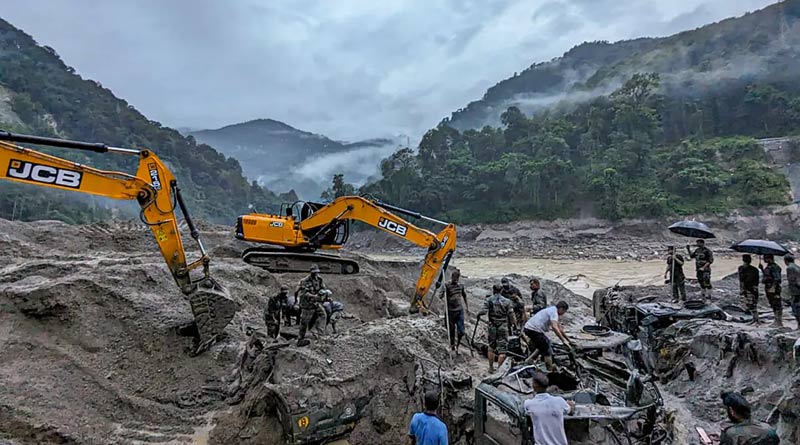Sikkim Floods: 53 Killed, 27 Bodies Found In Teesta River | Sangbad Pratidin