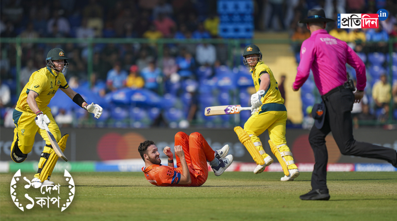 ICC World Cup 2023: কালো ব্যান্ড পরে ডাচদের বিরুদ্ধে খেলছে অস্ট্রেলিয়া, কিন্তু কেন?