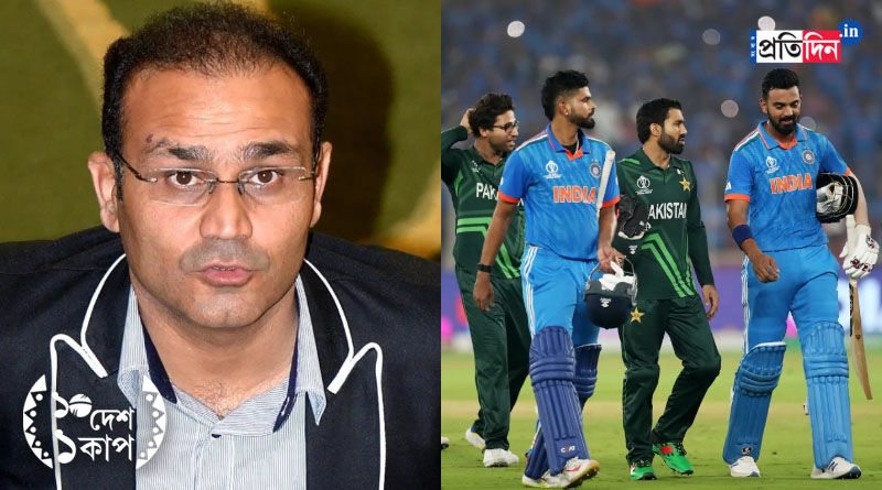 ICC ODI World Cup 2023: Virender Sehwag takes a hilarious dig at Pakistan batting collapse against Team India। Sangbad Pratidin