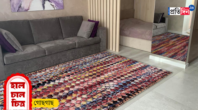Durga Puja 2023: use colourful carpet to decorate your home for Durga Puja| Sangbad Pratidin