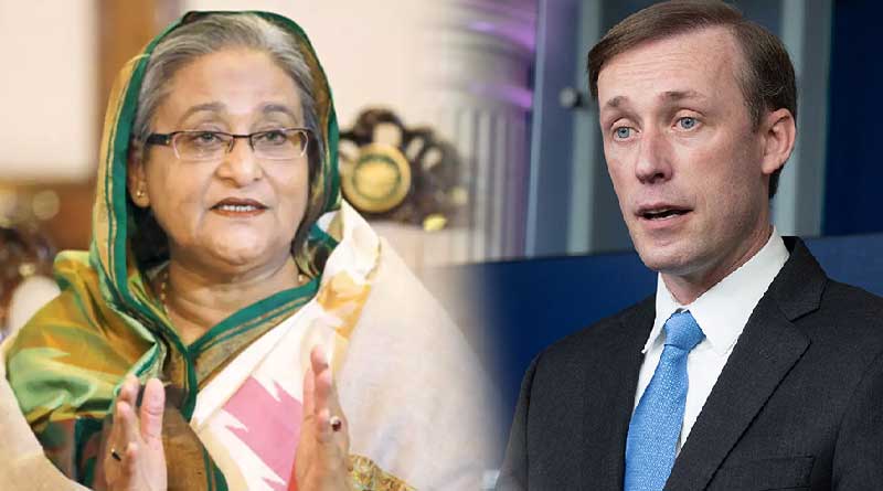 Sheikh Hasina held a meeting with US National Security Adviser Jake Sullivan। Sangbad Pratidin
