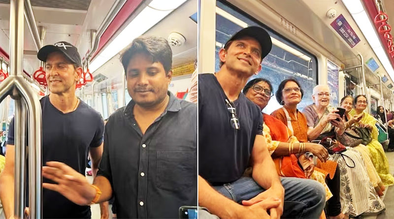 Hrithik Roshan takes metro ride to avoid Mumbai traffic | Sangbad Pratidin