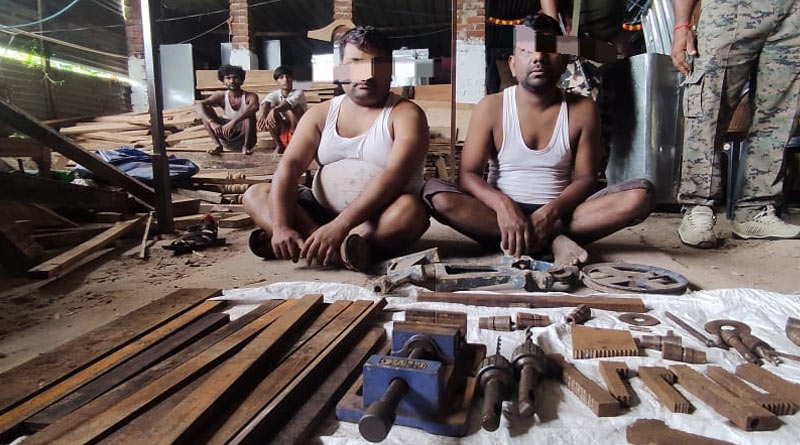 Illegal arms found from furniture shop in Bihar | Sangbad Pratidin