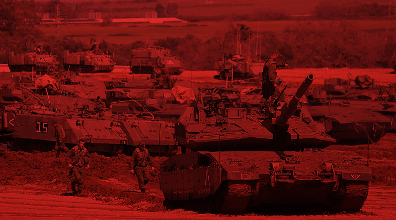 Israeli tanks on edge of Gaza। Sangbad Pratidin