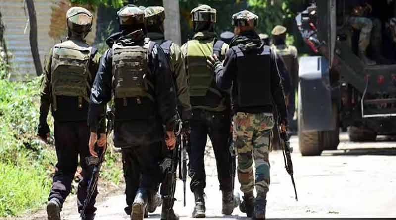 Two terrorists have been killed in the encounter in Kulgam of Jammu and Kashmir। Sangbad Pratidin