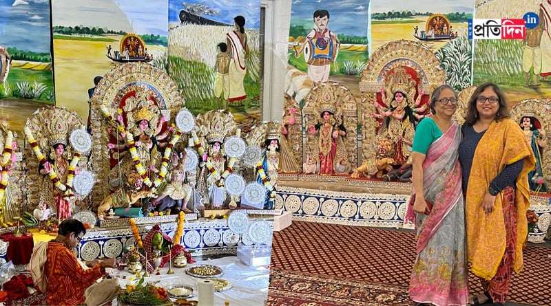 Probashe Durga Puja: Bengalis of Memphis celebrate Durga Puja based on memories of home | Sangbad Pratidin
