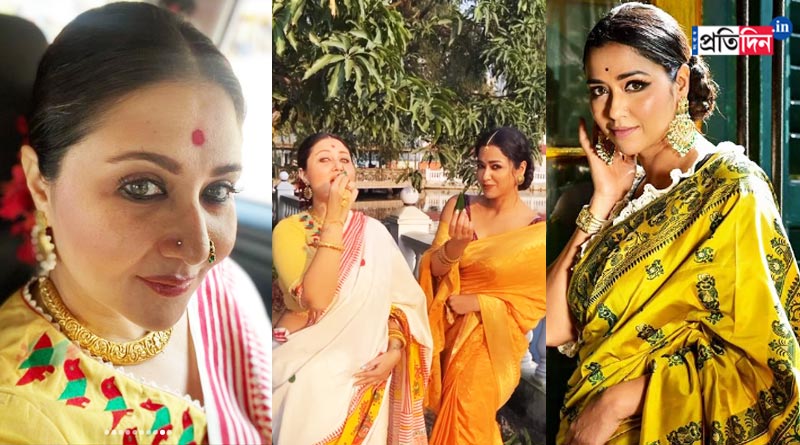 Durga Puja 2023: Swastika Mukherjee's reel video with Sohini Sarkar | Sangbad Pratidin