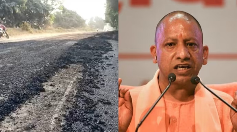 তোলা দেননি ঠিকাদার, সদ্য তৈরি রাস্তা খুঁড়ল যোগীরাজ্যের বিজেপি বিধায়কের চেলারা