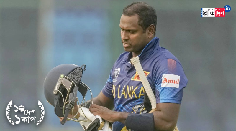ICC ODI World Cup 2023: Angelo Mathews offers video evidence, claims he shouldn't have been timed out against Bangladesh। Sangbad Pratidin