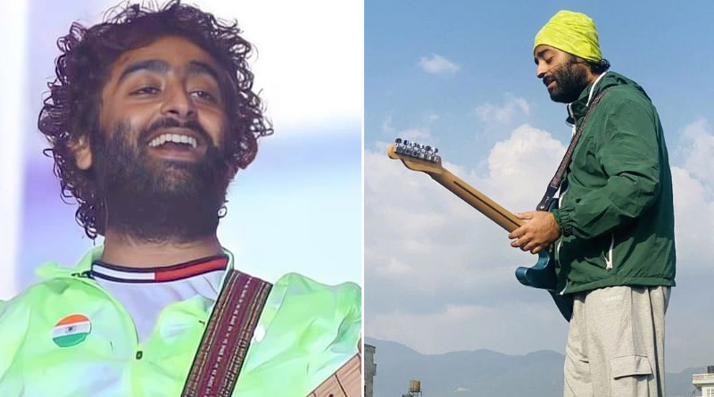 Arijit Singh at Nepal concert with injured leg! | Sangbad Pratidin