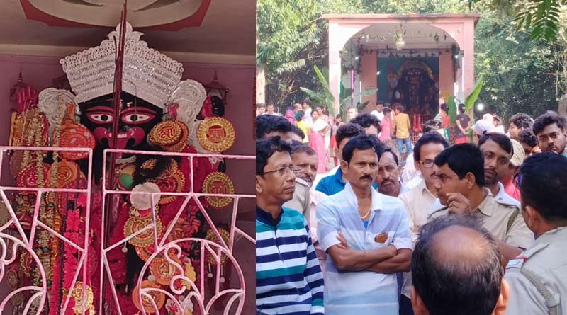 Ornaments of Kali idol theft from three temples at Bhatar, East Burdwan | Sangbad Pratidin
