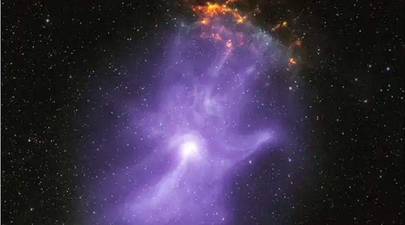 X-Ray telescopes reveal a hand-shaped cosmic structure। Sangbad Pratidin