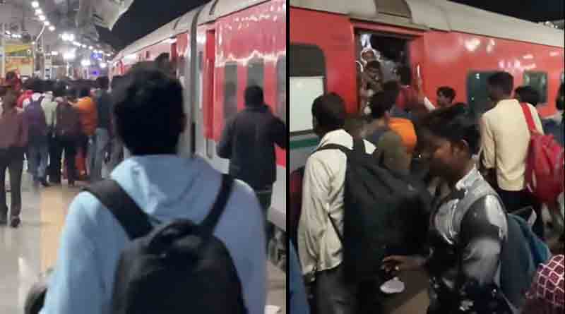 Huge Rush at Railway Stations, Stampede-Like Situation before Diwali | Sangbad Pratidin