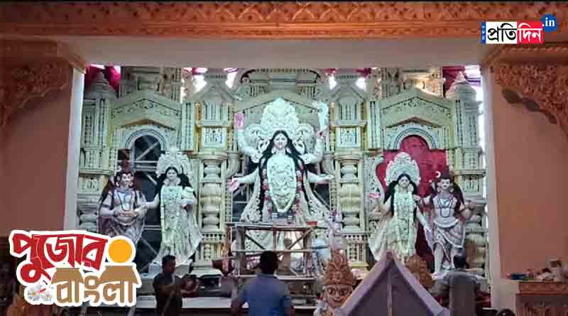 Kali Puja 2023: Jalpaiguri kali Puja pandal to depict Sikkim's Chardham temple | Sangbad Pratidin