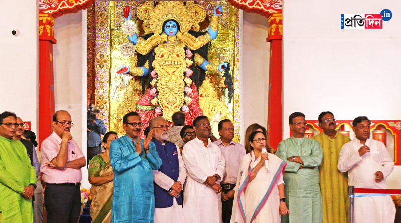 Mamata Banerjee inaugurates Kali Puja in many places of Kolkata