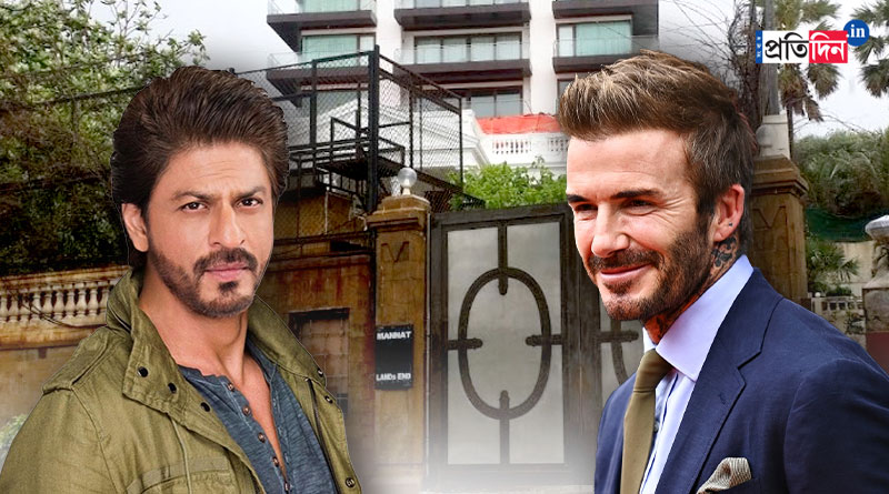 Shah Rukh Khan is all set to host a party for David Beckham at Mannat । Sangbad Pratidin