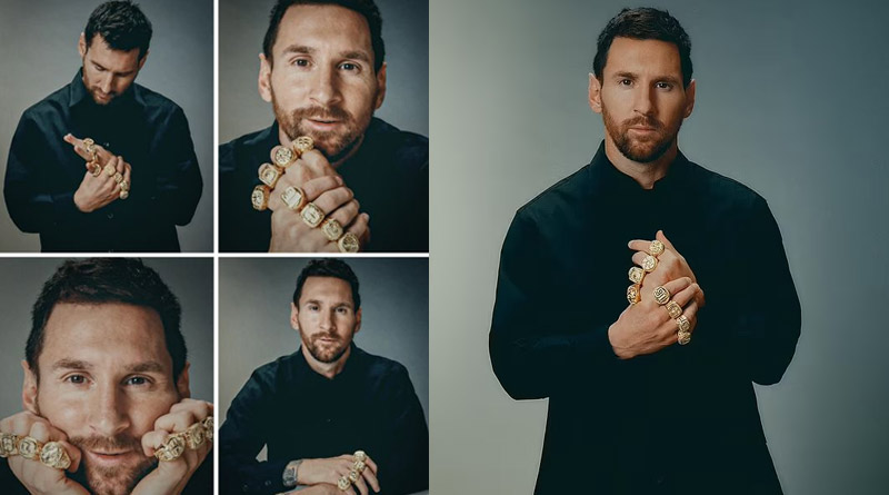 Lionel Messi presented with gold rings to celebrate each win | Sangbad Pratidin