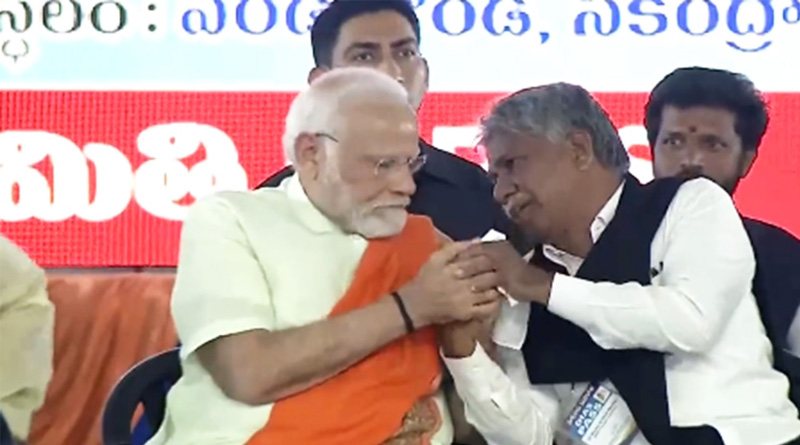 'I have come here to Apologise': Modi to Madiga leader | Sangbad Pratidin