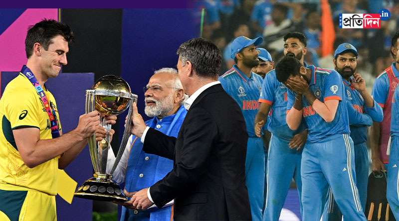 ICC World Cup 2023: Narendra Modi giver world Cup trophy to Pat Cummins | Sangbad Pratidin