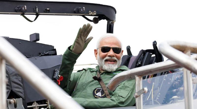 PM Narendra Modi takes flight in Tejas fighter