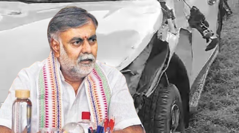 Prahlad Patel narrowly escapes road accident, one dead | Sangbad Pratidin