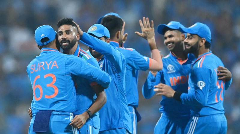ICC ODI World Cup 2023: India beat Sri Lanka by 302 run। Sangbad Pratidin