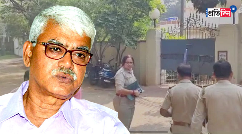 Former Visva-Bharati vice-chancellor Bidyut Chakrabarty faces police interrogation | Sangbad Pratidin