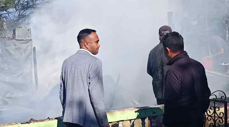 Massive fire broke out in Darjeeling | Sangbad Pratidin