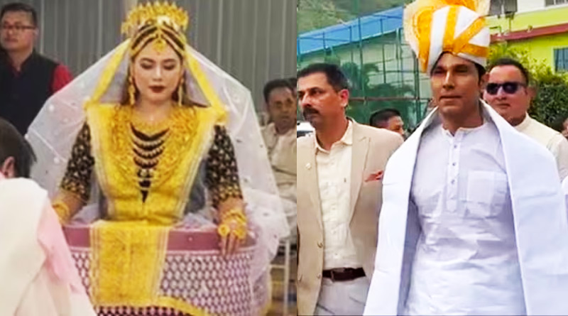 Randeep Hooda, Lin Laishram turn Manipuri groom-bride for wedding | Sangbad Pratidin