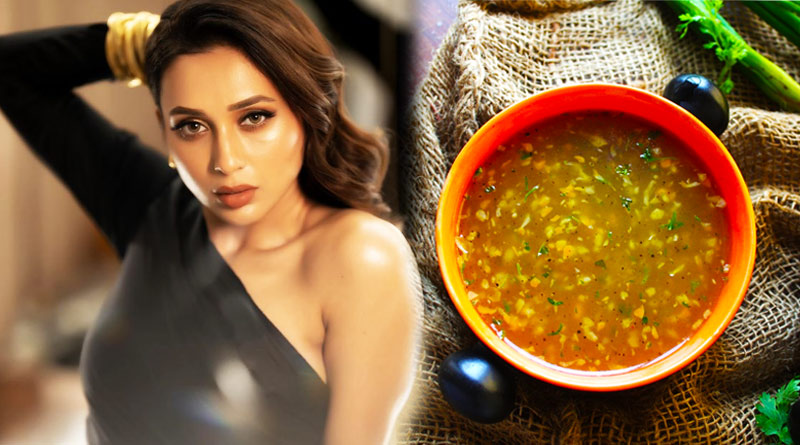 Mimi Chakraborty shares Spicy Veggie soup recipe | Sangbad Pratidin