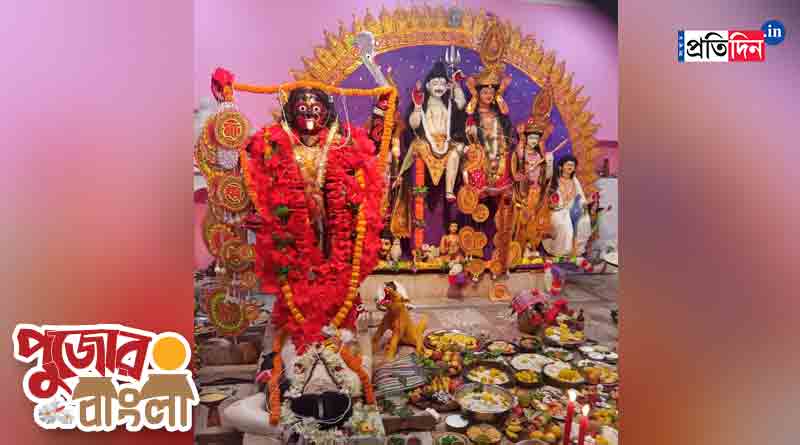 Durga and Kali idol worshiped jointly in Purulia | Sangbad Pratidin