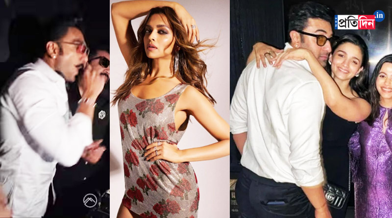 SRK Birthday: Salman khan attends, Ranveer turns DJ for Deepika, Alia, Ranbir | Sangbad Pratidin