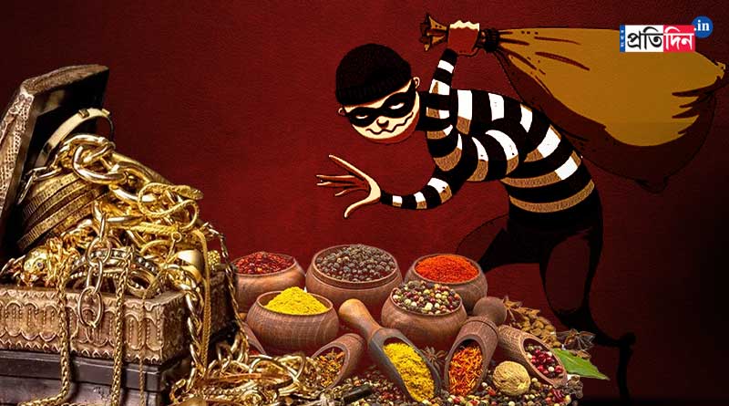 Jewellery to spices steal thief in Sonarpur । Sangbad Pratidin