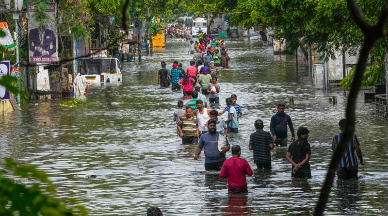 Cyclone Michaung: 11 dead after severe rainfall in Chennai। Sangbad Pratidin