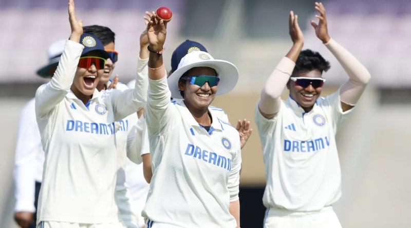 INDW vs ENGW: Deepti Sharma claims maiden five-wicket haul in Tests to bundle out England for paltry 136। Sangbad Pratidin