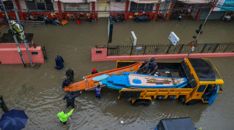 5 dead as heavy rain to wall collapse in Chennai | Sangbad Pratidin