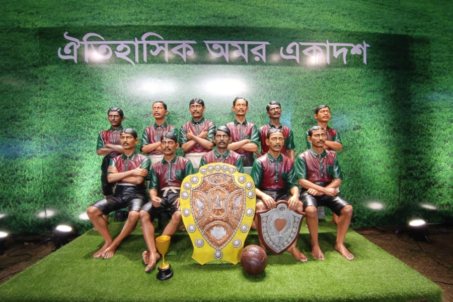 অপেক্ষার অবসান, মোহনবাগানে বসল অমর একাদশের মূর্তি