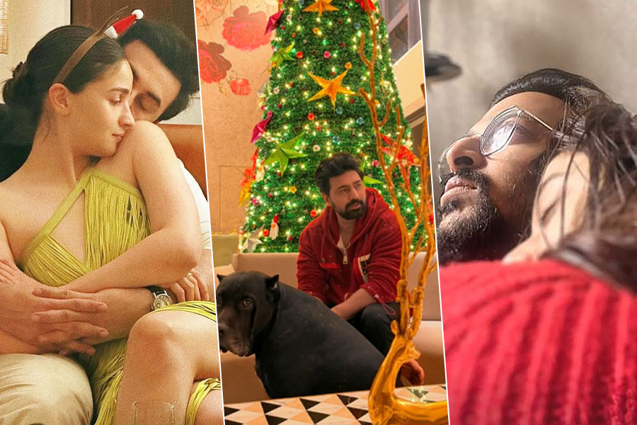 প্রিয়জনকে জড়িয়ে সেলেবদের বড়দিন, দেখে নিন কে কেমন সাজলেন?