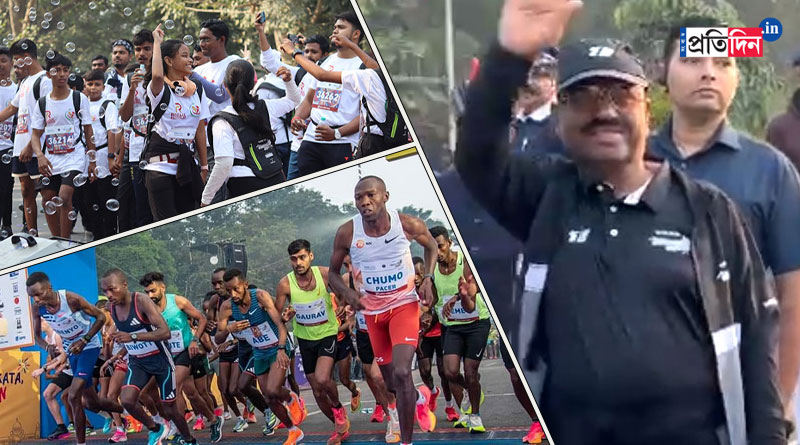 শীতের সকালে ম্যারাথনে রাজ্যপাল, কলকাতার রাজপথে দৌড় সুন্দরবনের পড়ুয়াদেরও
