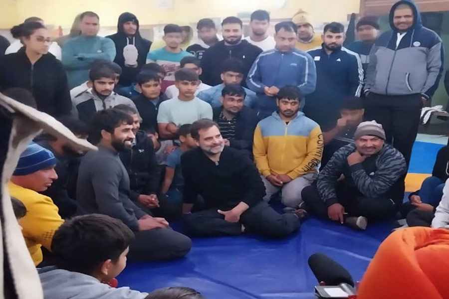 Rahul Gandhi Meets Bajrang Punia, Other Wrestlers | Sangbad Pratidin