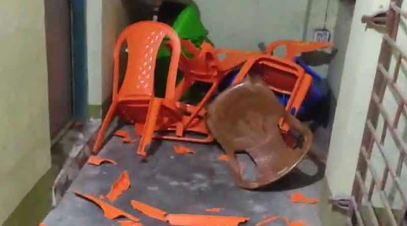 তমলুকের পঞ্চায়েত অফিস ভাঙচুর, ‘তৃণমূলের প্ররোচনায় হামলা’, তোপ শুভেন্দুর