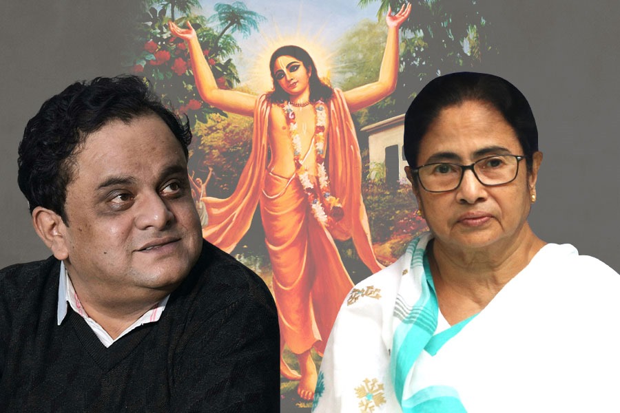 Controversy started over Bratya Basu's comment over Mamata Banerjee and Chaitanya Mahaprabhu | Sangbad Pratidin