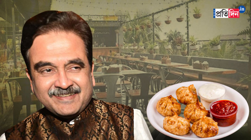 Justice Abhijit Gangopadhyay visited cafe to have taste of Fried Momo at Jalpaiguri | Sangbad Pratidin