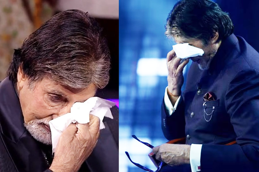 Amitabh Bachchan bids an emotional adieu to the KBC | Sangbad Pratidin