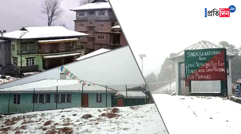 মাঝ ডিসেম্বরে বরফে ঢেকেছে সান্দাকফু, চুটিয়ে উপভোগ করছেন পর্যটকরা