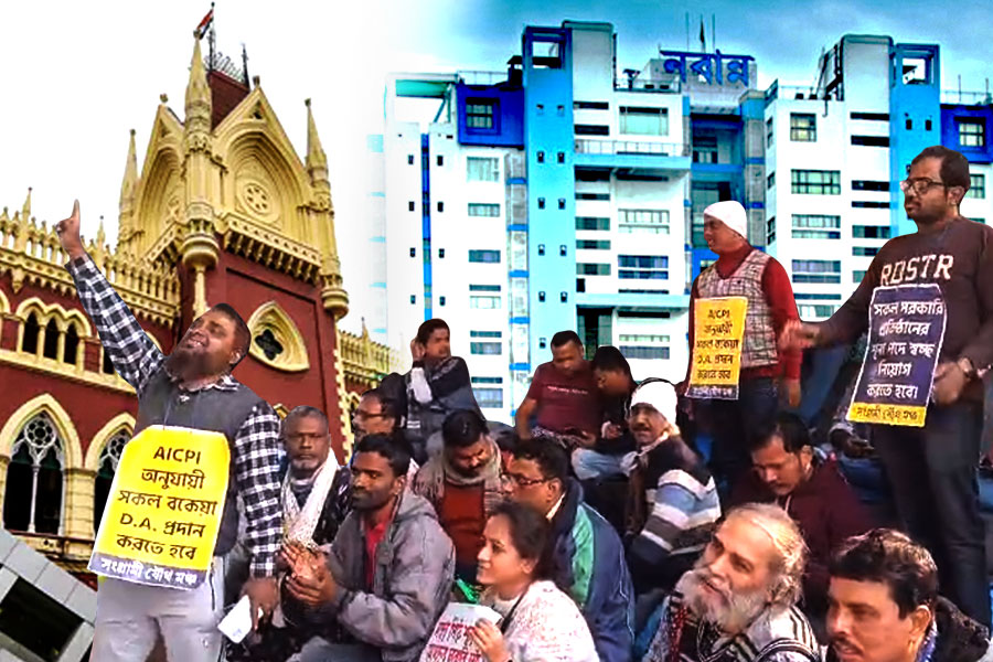 Calcutta HC reduced DA Protest dharna duration at Nabanna | Sangbad Pratidin