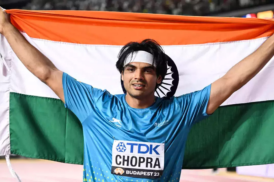 Neeraj Chopra wins gold in Federation Cup